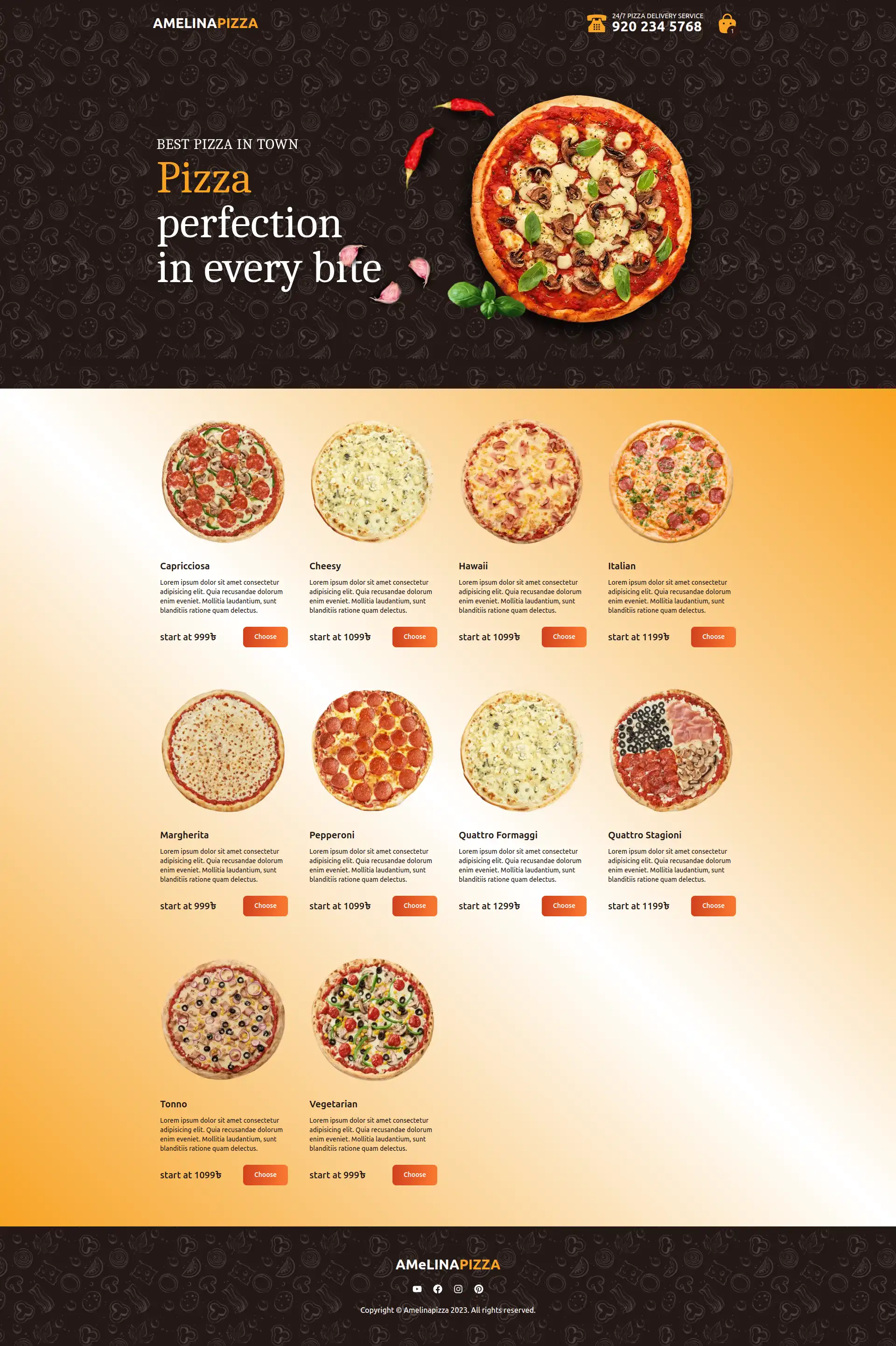 Amelina Pizza 