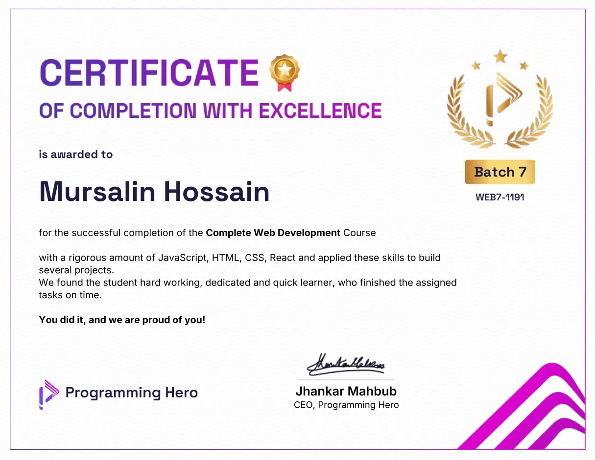 Certificate 4